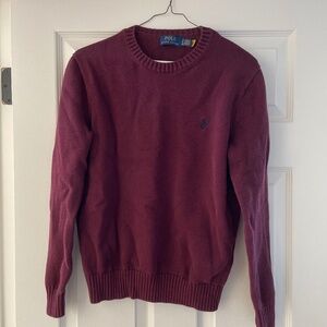 Burgundy Polo Ralph Lauren Cardigan